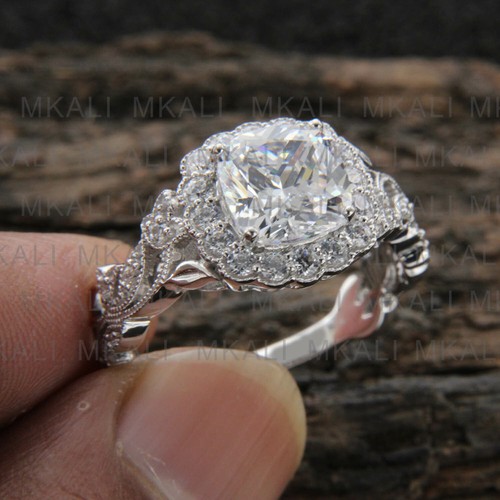 Antique art deco 0ct - 3.0ct, cushion