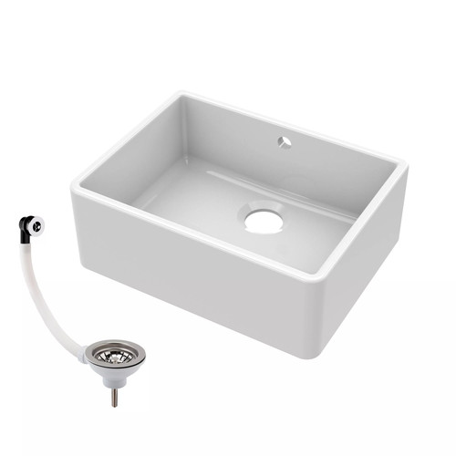 Single bowl fireclay - single,