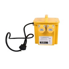 Masterplug Transformer 3kVA 110V Portable for Power Tools Site Use