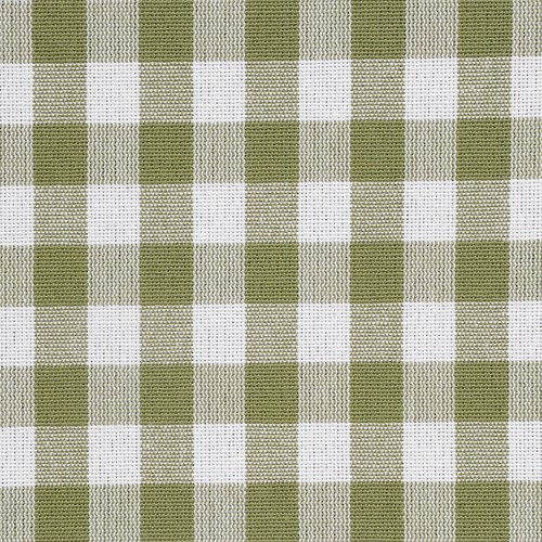 Gingham check olive green - check,