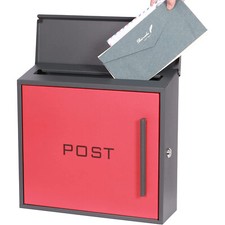 Steel Post Box Wall Mounted