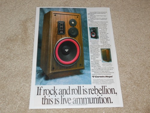 Cerwin vega speaker ad - cerwin, at-12