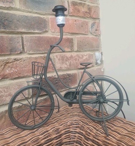 Bicycle cycle table lamp metal - cycle,
