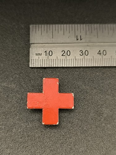 Vintage red cross charity card - vintage,