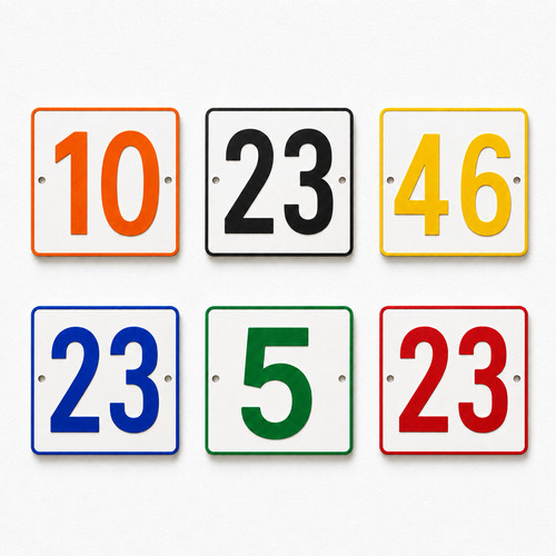 Personalised house number sign - personalised,