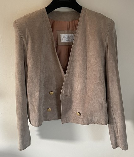 Vintage shoulder pad suede - shoulder,