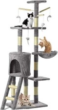 Large Cat Tree Activity Centre Multilevel Scratching Post Kitten Climbing Tower