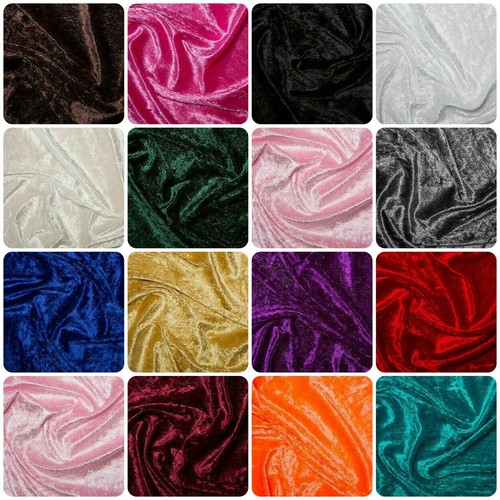 Soft crushed velour velvet - soft,