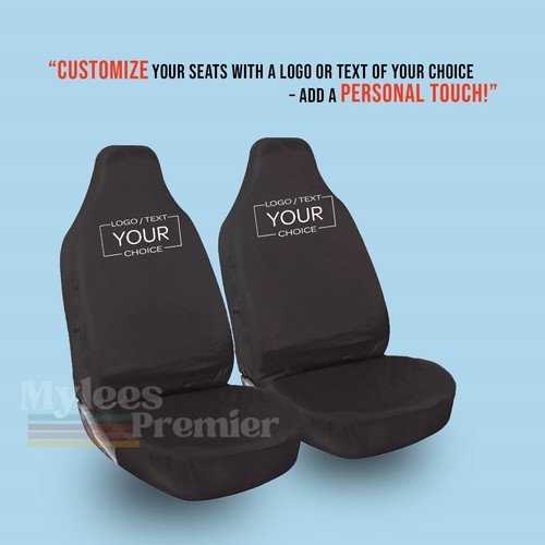 Personalised front seat covers - personalised,