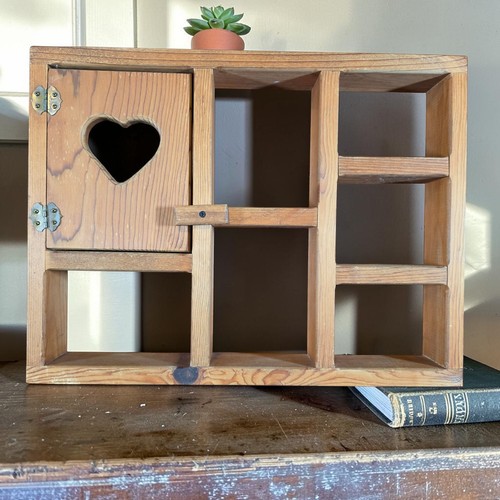 Vintage rustic wood shadow box - shadow,