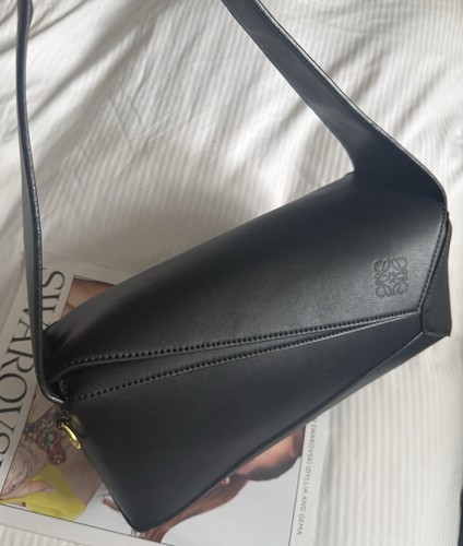 Puzzle hobo bag - hobo, black