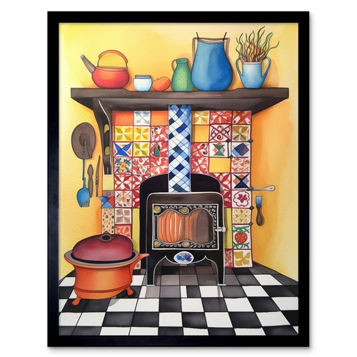 Kitchen hearth fireplace - hearth,