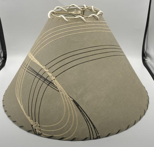 Vintage fiberglass gray - gray, cone