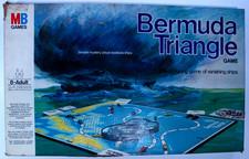 BERMUDA TRIANGLE Board Game 1976 VANISHING SHIPS Halloween MB GAMES 1976