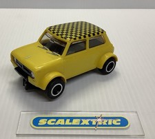= SCALEXTRIC Vintage 1970's Mini Clubman 1275 GT C122 YELLOW (PRE-LOVED) Runner