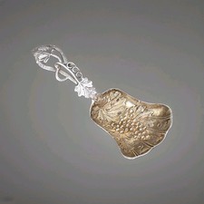 Sterling Silver Caddy Spoon by Bert Gordon Birmingham 1970