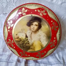 Boy & Rabbit Christmas biscuit