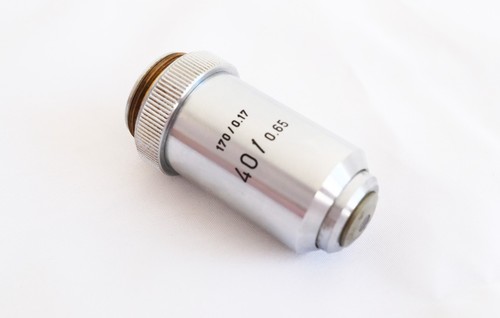 170mm leitz microscope 40x - 170mm,