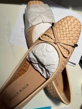 Donald Pliner Woven Leather Juliet Shoes