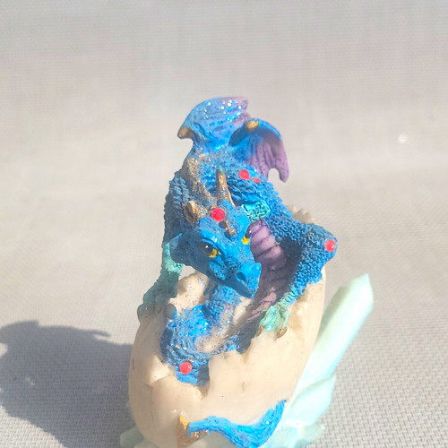 Blue dragon ornament - dragon, figurine