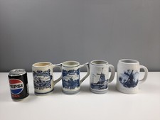 4 x Delft Blue & White