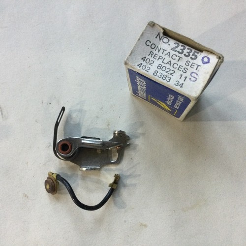 Ignition contact set points - ignition,