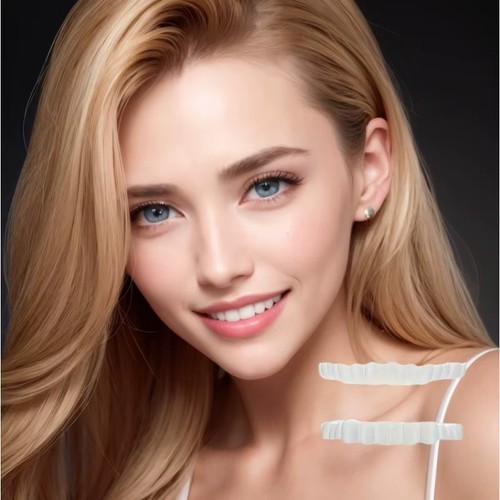 Snap false teeth upper - on,