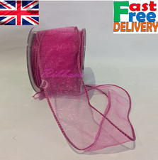 Sheer Organza wired Ribbon - Versatile for Gift Wrapping, Crafts & Party Decor