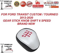 GEAR SHIFT KNOB FOR FORD TRANSIT CUSTOM / TOURNEO 6 SPEED  STICK SHIFT LEVER