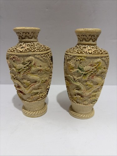 Vintage chinese dragon pair - dragon,