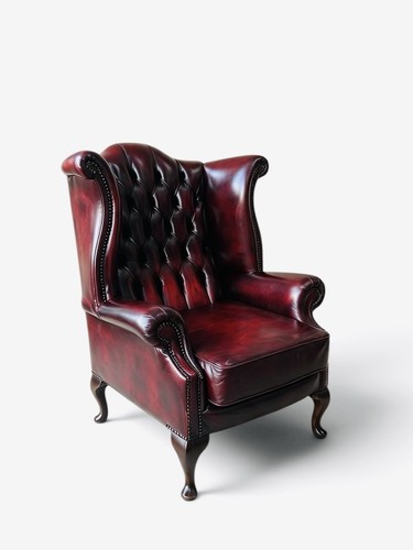 Vintage burgundy leather - burgundy,