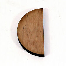 Wooden Semi Circle shapes 5cm Plywood embellishments craft wood blanks 50mm