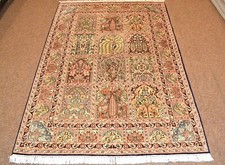 Cashmere Silk Hand Knotted -