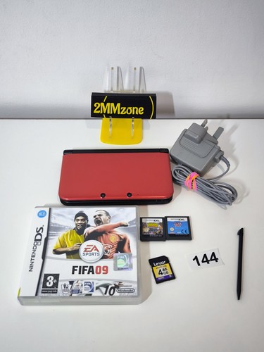 Nintendo 3ds red and - nintendo, xl