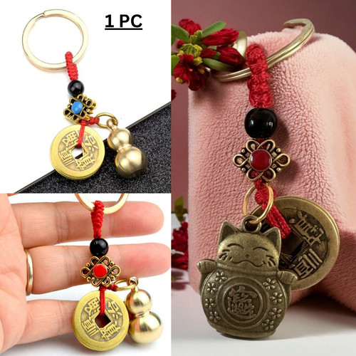 Lucky cat keychain - lucky,