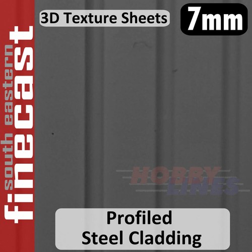 Profiled steel cladding - cladding, grey