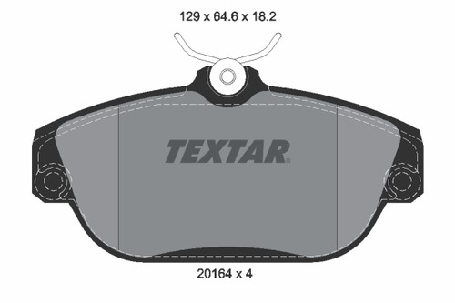 New brake pad set - brake,