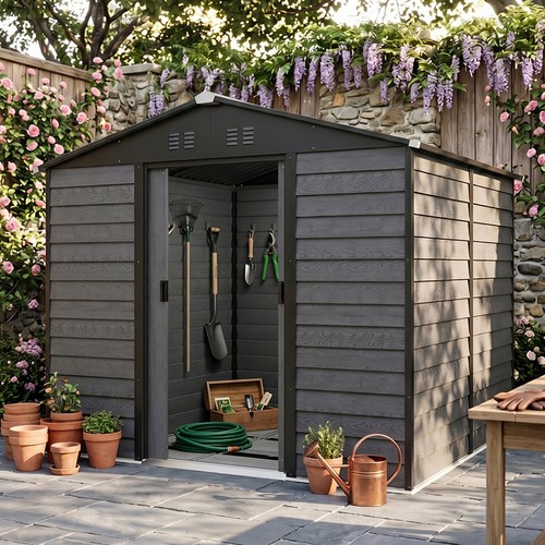 10x8ft metal garden shed - shed, large
