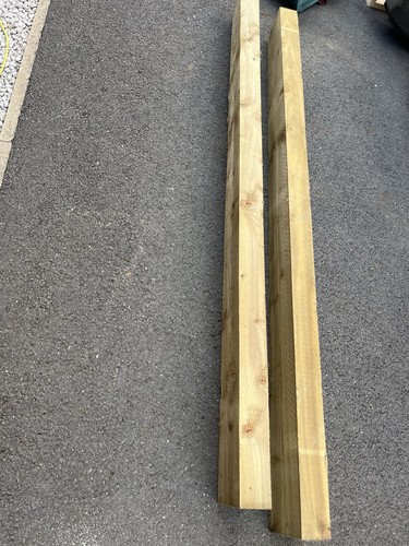 Incised wooden sleepers - incised,