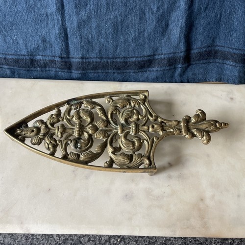Victorian solid brass iron - victorian,