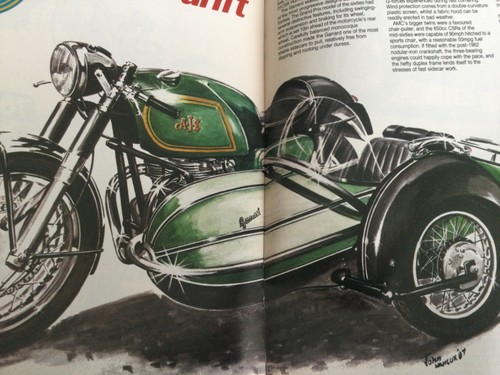 Ajs csr garrard sidecar - garrard, gp