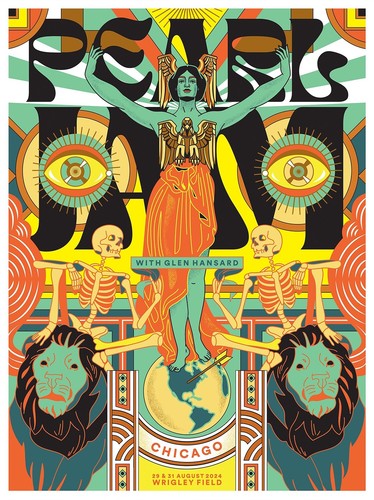 Pearl jam concert - pearl, poster