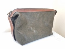 Vintage mulberry wash bag/  Scotchgrain