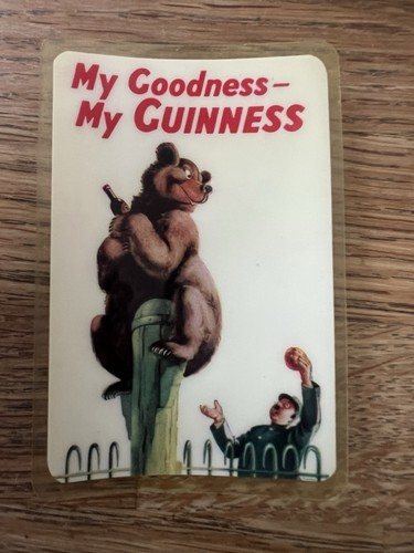 1957 guinness pocket calendar - guinness,