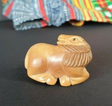 Old Japanese Carved tagua Nut Netsuke (Horse) …beautiful collection piece
