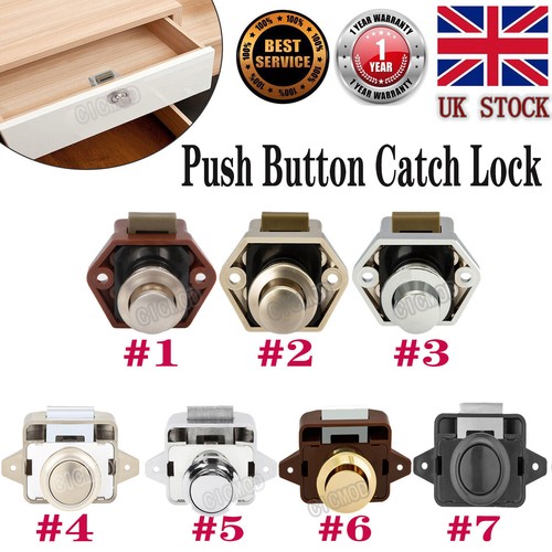Push button catch - push,