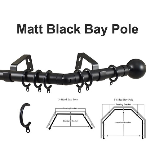Side matt black 28mm bay - matt,