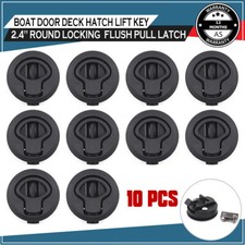 10x Flush Pull Slam Hatch Latch RV Caravan Boat Marine Deck Hatch Door Hardware