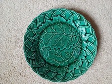 Green Cabbage Plate Victorian