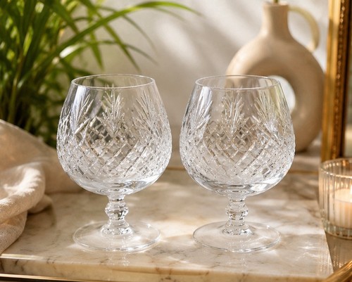 Pair vintage cristal - pair,
